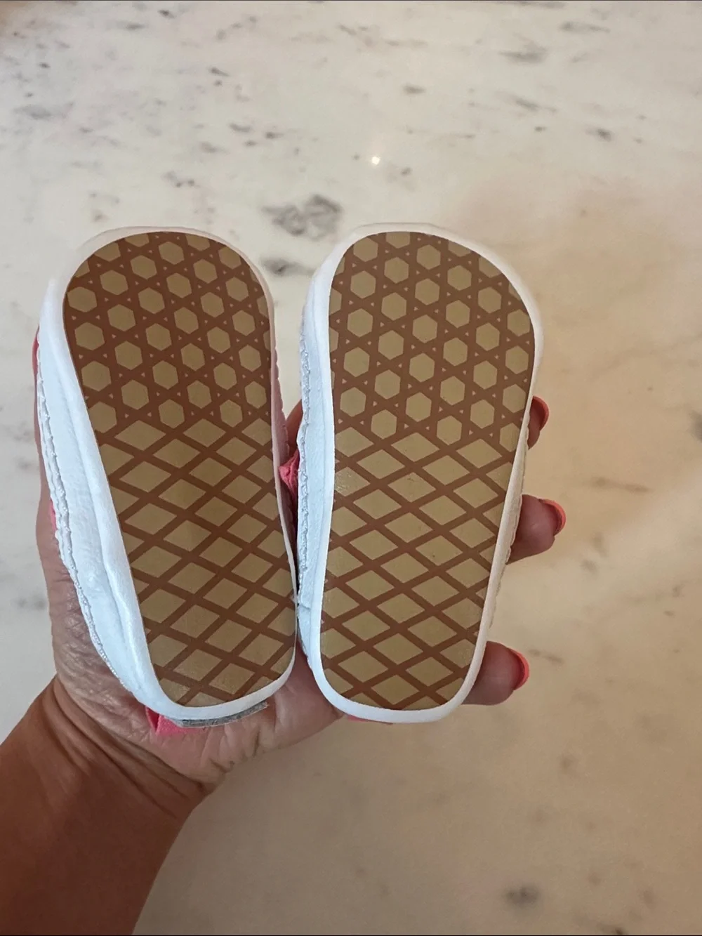 Vans Toddler Glitter Slip-On Shoes in Pink